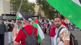 Pro-Gaza Demonstration in Frankfurt am Main