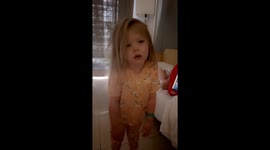 Sleepy baby girl on holiday in Fuerteventura. She really didn’t want to get out of bed!