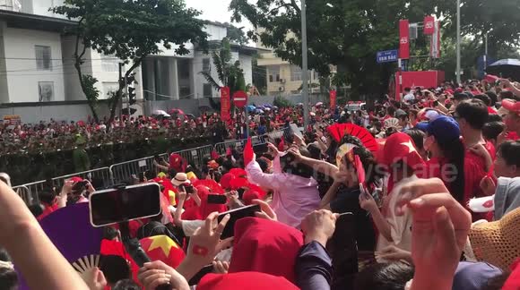 Hundreds of thousands of people waited for more than 15 hours on the streets of Hanoi to watch the military parade celebrating Vietnam's National Day
