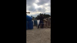 Action TV Magic: An Exclusive Look at a Thrilling Police Stunt!