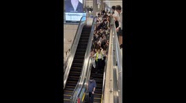 Pop star fans surge through airport in pursuit of celebrity in China