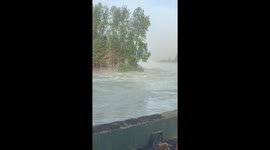 Point of Trees Taken Down From GLOF Event in Juneau