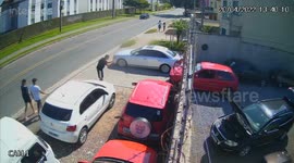 Car Gets Crushed During Photo Shoot