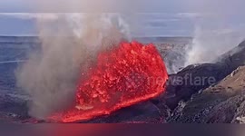 Kilauea volcano spews lava during latest eruption in Hawaii