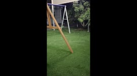 Swing moving on its own scares residents in Germany