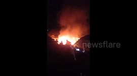 Fires Break Out in Tents Sheltering Displaced Palestinians After Drone-Deployed Flares