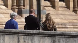 William and Kate tour renovated gardens at London’s Natural History Museum