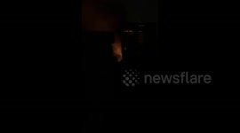 Multiple Palestinians were injured as Israeli aircrafts bombed a displacement tent behind the Jawazat area