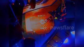 US: Coast Guard Jayhawk Medevacs Cruise Passenger Offshore North Carolina