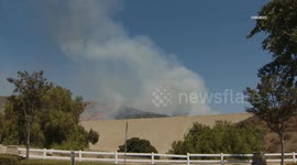 US, Los Angeles: Simi Valley Cottonwood Wildfire