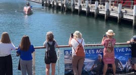 Maclean Brothers row into Sydney, Australia