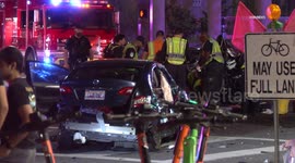 US, Phoenix: Tempe 1 Critical After Red Light Runner Crashes With Sound On Tape