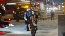 US, Los Angeles: Downtown Los Angeles Male Found Shot In Shoulder