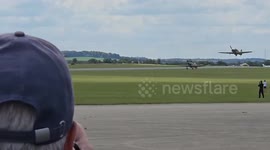 UK: Historic Hawker Hurricanes Fly Again at Duxford Air Show