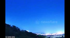 Brilliant Fireball Lights Up the Night Sky Over Kanagawa