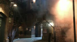 Dare to Enter: A Hauntingly Eerie Fog-Shrouded Alleyway