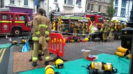 Shopping centre evacuated in kendal due to fire