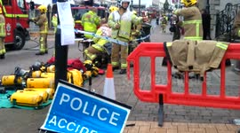 Shopping centre evacuated in kendal due to fire