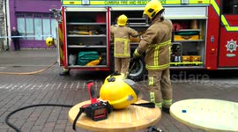 Fire crews packing up after shopping centre fire in kendal