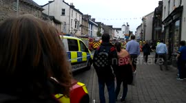 Shopping centre evacuated in kendal due to fire