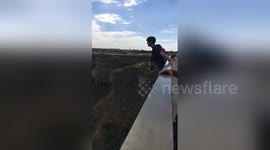 Newsflare Edit - Felix 1st Roll Over BASE Jump