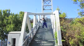 Out of control summertime skiing