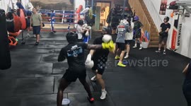 Sparring Gone Wrong: He Snapped After Clean Hit! Gloves Off, Camera Smashed!