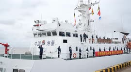 China: China Coast Guard vessels depart for fishery patrol in North Pacific