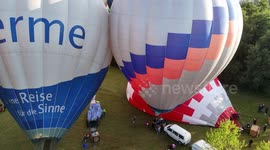 80 Balloons Above Hradec Kralove In Czech Republic