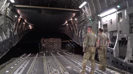 US: U.S. Air Force Loads Humanitarian Aid For Flood Relief In Pakistan