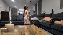 Kids say and do the funniest things! Here, a 5 year old girl delivers an unplanned moment that will make any viewer laugh. Great for family, humor  and  feel good collections.