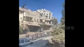 Israeli forces during a wide-scale offensive in the town of Biddu, northwest of Jerusalem