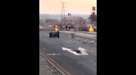 Residents protest water crisis in Coronationville, South Africa