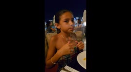 Daughter gets protective after waiter 'flirts' with dad at restaurant in Cyprus