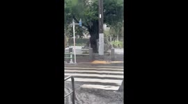 Japan: Water Gushes Out of Manholes in Tokyo Amid Severe Rainfall 2