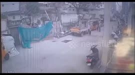 6-Year-Old Falls Into Open Manhole in Hyderabad, Rescued by Mother