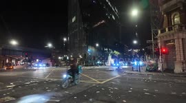 Huge amount of rubbish left around Southwark after the Unite The Nation rally