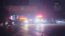 US, Los Angeles: Toluca Lake Fatal Crash On 134 Freeway
