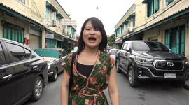 Watch a terrified diner trying pig brain soup for the first time