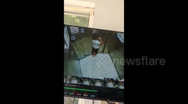 Boy's 7-minute struggle after he gets stuck between open doors and elevator shaft
