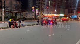 American tourist, 42, injured after motorcycle crash into streetlight in Pattaya