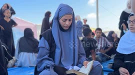 500 hafiz who lost their fathers in Israeli attacks gather for “Grand Quran Recitation” program in Gaza (2)