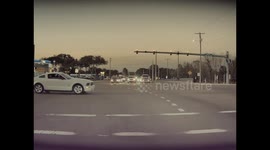 Florida Man Pushes Ford Mustang With Police Close Behind