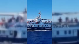 Flotilla Activists Rally for Gaza