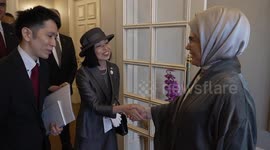 Turkish first lady met with Japanese princess in Ankara