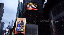 Times Square billboard calls for release of Palestinian-American teen