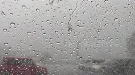 Heavy Downpour and Lightning in Tsuchiura