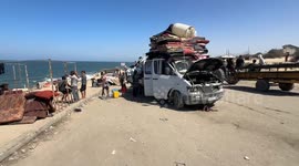 Palestinians flee Gaza City southward amid Israeli ground assault