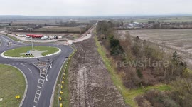 Waddesdon to Aylesbury A41 new road construction Buckinghamshire Aylesbury