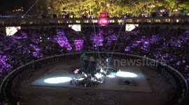 Colombia: Hundreds gather in Colombia's Bogota for opening of international art biennial